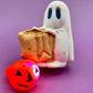 Ghost Trick or Treater Bath Bomb with LED Halloween Ring Inside - Berwyn Betty's Bath & Body Shop