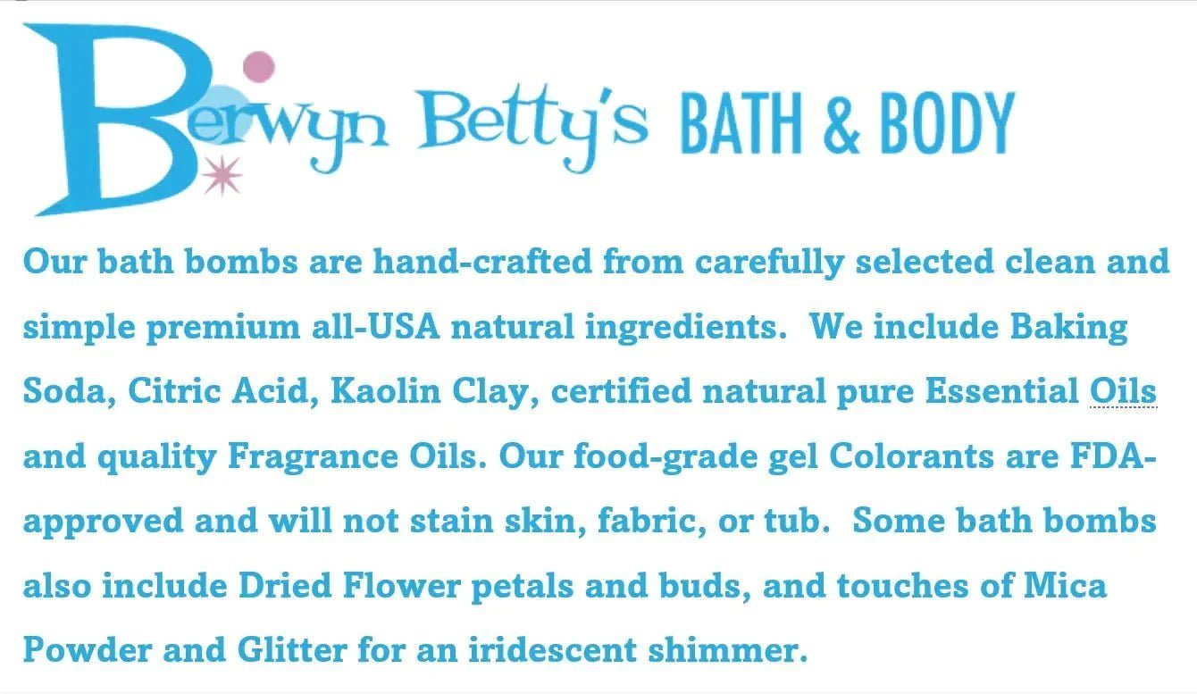 Gift Box with Bow Bath Bomb with Wooden Necklace Inside (Yellow / Pink) - Berwyn Betty's Bath & Body Shop