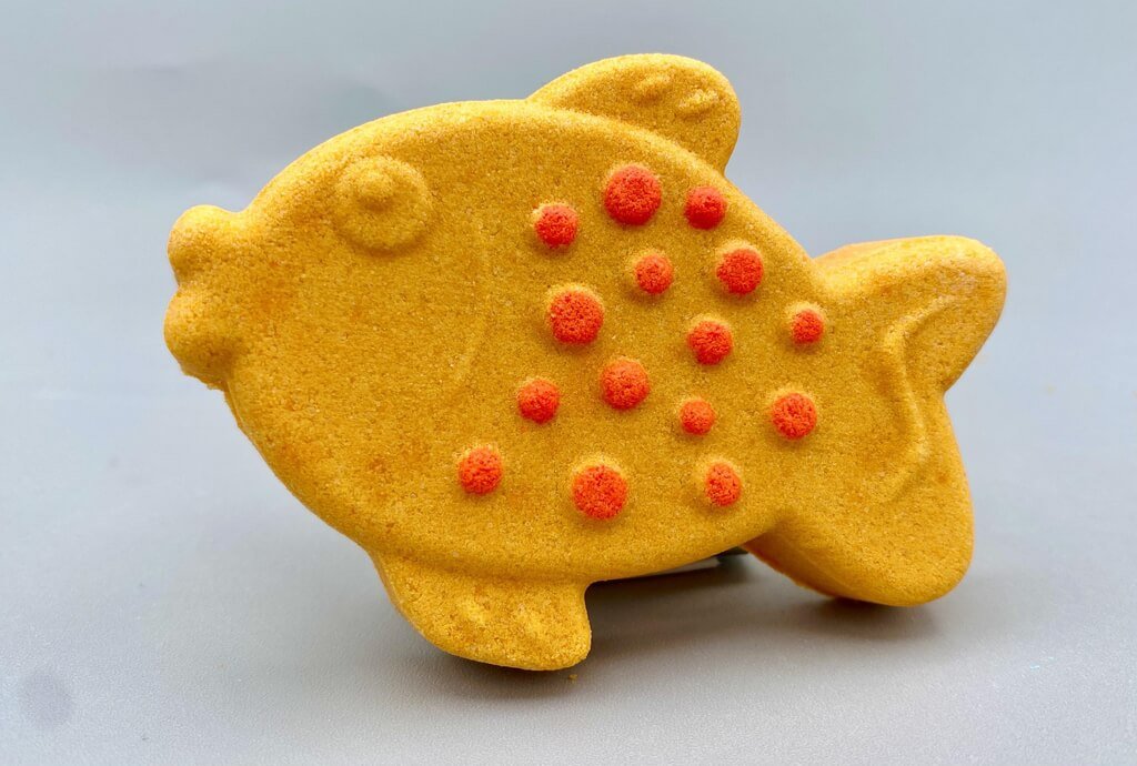 Goldfish Kids Bath Bomb with Fish Toy Inside - Main Image