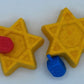 Hanukkah Star Bath Bomb with Toy Dreidel Inside - Berwyn Betty's Bath & Body Shop