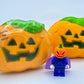Happy Pumpkin Bath Bomb with Halloween Minifigure Inside - Berwyn Betty's Bath & Body Shop