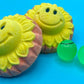 Happy Sun Bath Bomb with Bouncy Ball Inside - Berwyn Betty's Bath & Body Shop