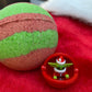 Holiday Bath Bomb with Holiday Child Toy Inside - Berwyn Betty's Bath & Body Shop