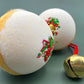 Holiday Bath Bomb with Jingle Bell Necklace Inside - Berwyn Betty's Bath & Body Shop