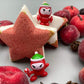 Holiday Ninja Star Bath Bomb with Toy Ninja Inside - Berwyn Betty's Bath & Body Shop
