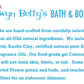 Holiday Star Bath Bomb with Christmas Finger Popper Inside - Berwyn Betty's Bath & Body Shop