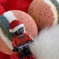 Holiday Superhero Bath Bomb with Xmas Superhero Mini Figure Toy Inside - Berwyn Betty's Bath & Body Shop