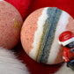 Holiday Superhero Bath Bomb with Xmas Superhero Mini Figure Toy Inside - Berwyn Betty's Bath & Body Shop