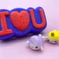 I LOVE U and Love Letter Kids Bath Bomb Gift Set with Toys Inside - 2 ct - Berwyn Betty's Bath & Body Shop