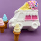 Ice Cream Truck Bath Bomb with Toy Inside - Berwyn Betty's Bath & Body Shop