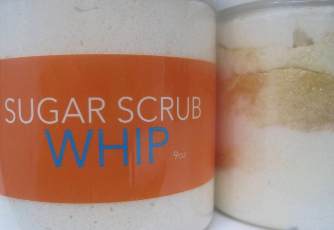 Lemongrass Verbena Sugar Scrub Whip - Berwyn Betty's Bath & Body Shop