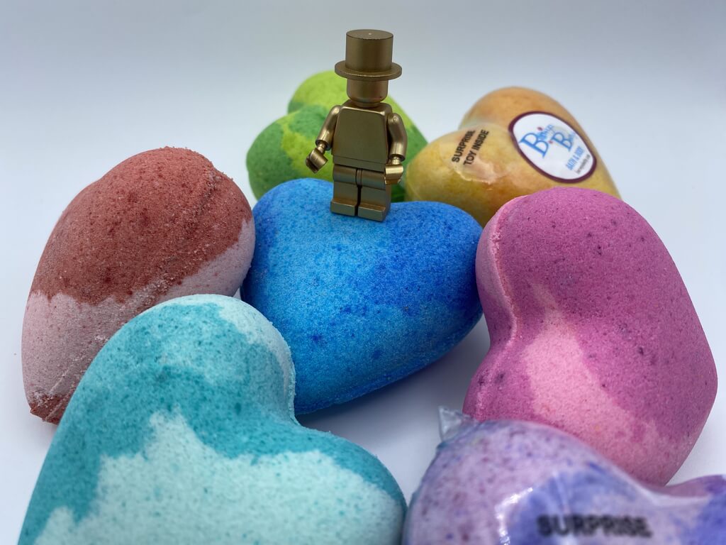 Love Wins Bath Bomb (with Toy Inside) - Berwyn Betty's Bath & Body Shop