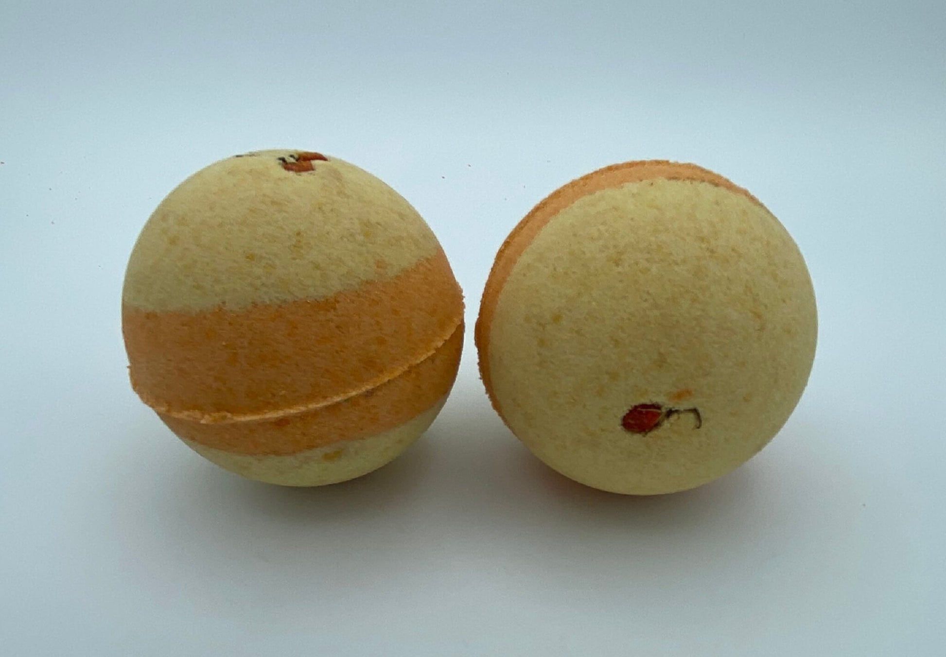 Maple Pumpkin Scented Bath Bombs with Handmade Soap Inside - 2 ct - Berwyn Betty's Bath & Body Shop