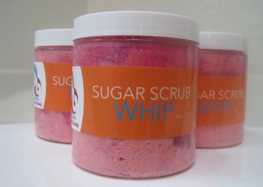 Maraschino Cherry Sugar Scrub Whip - Berwyn Betty's Bath & Body Shop