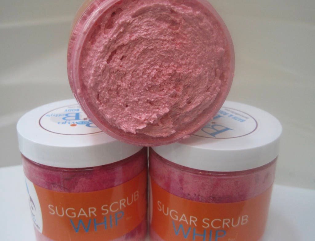 Maraschino Cherry Sugar Scrub Whip - Berwyn Betty's Bath & Body Shop