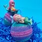 Mermaid Bath Bomb with Mermaid Toy Inside - Berwyn Betty's Bath & Body Shop