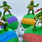 Ninja Turtle Bath Bombs Gift Box (with Toy Inside) - 4 ct - Berwyn Betty's Bath & Body Shop