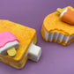 Orangesicle Bath Bomb with Popsicle Eraser Inside - Berwyn Betty's Bath & Body Shop