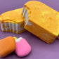 Orangesicle Bath Bomb with Popsicle Eraser Inside - Berwyn Betty's Bath & Body Shop