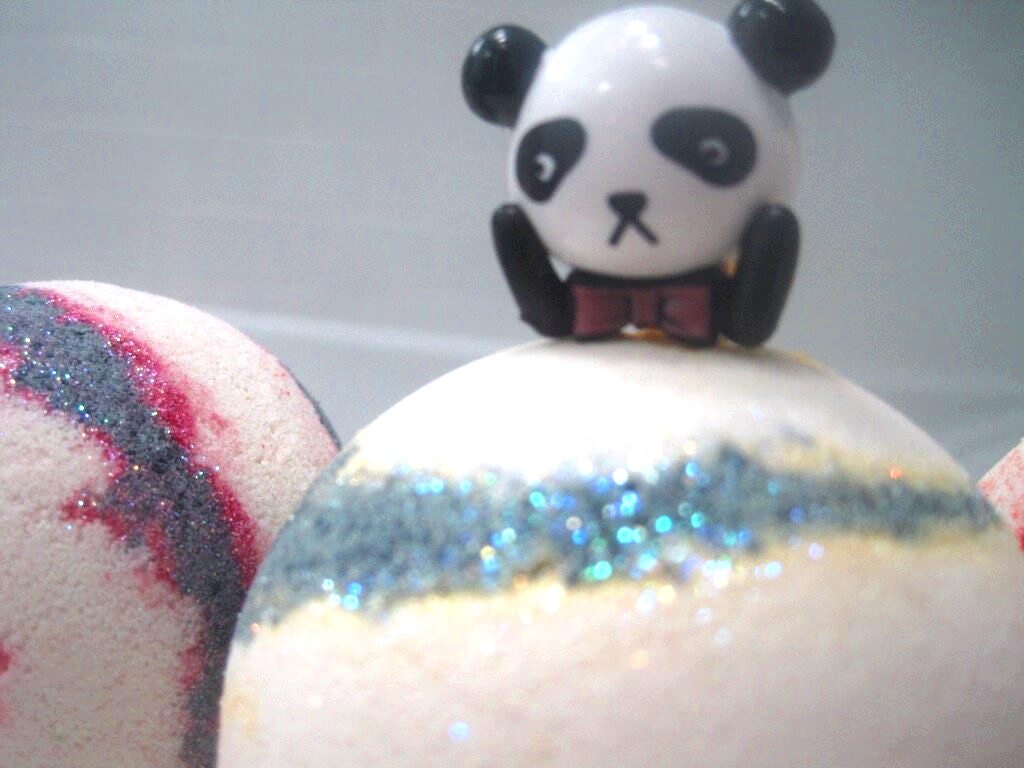 Panda Bath Bombs Party Pack (with Toys Inside) - 6 ct - Berwyn Betty's Bath & Body Shop