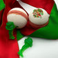 Peppermint Bath Bomb with Christmas Story Leg Lamp Soap Inside - Berwyn Betty's Bath & Body Shop