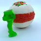 Peppermint Bath Bomb with Christmas Story Leg Lamp Soap Inside - Berwyn Betty's Bath & Body Shop