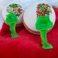 Peppermint Bath Bomb with Christmas Story Leg Lamp Soap Inside - Berwyn Betty's Bath & Body Shop