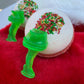 Peppermint Bath Bomb with Christmas Story Leg Lamp Soap Inside - Berwyn Betty's Bath & Body Shop