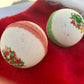 Peppermint Bath Bomb with Surprise Mini Guy Soap Inside - 2 ct - Berwyn Betty's Bath & Body Shop