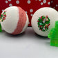Peppermint Bath Bomb with Surprise Mini Guy Soap Inside - 2 ct - Berwyn Betty's Bath & Body Shop