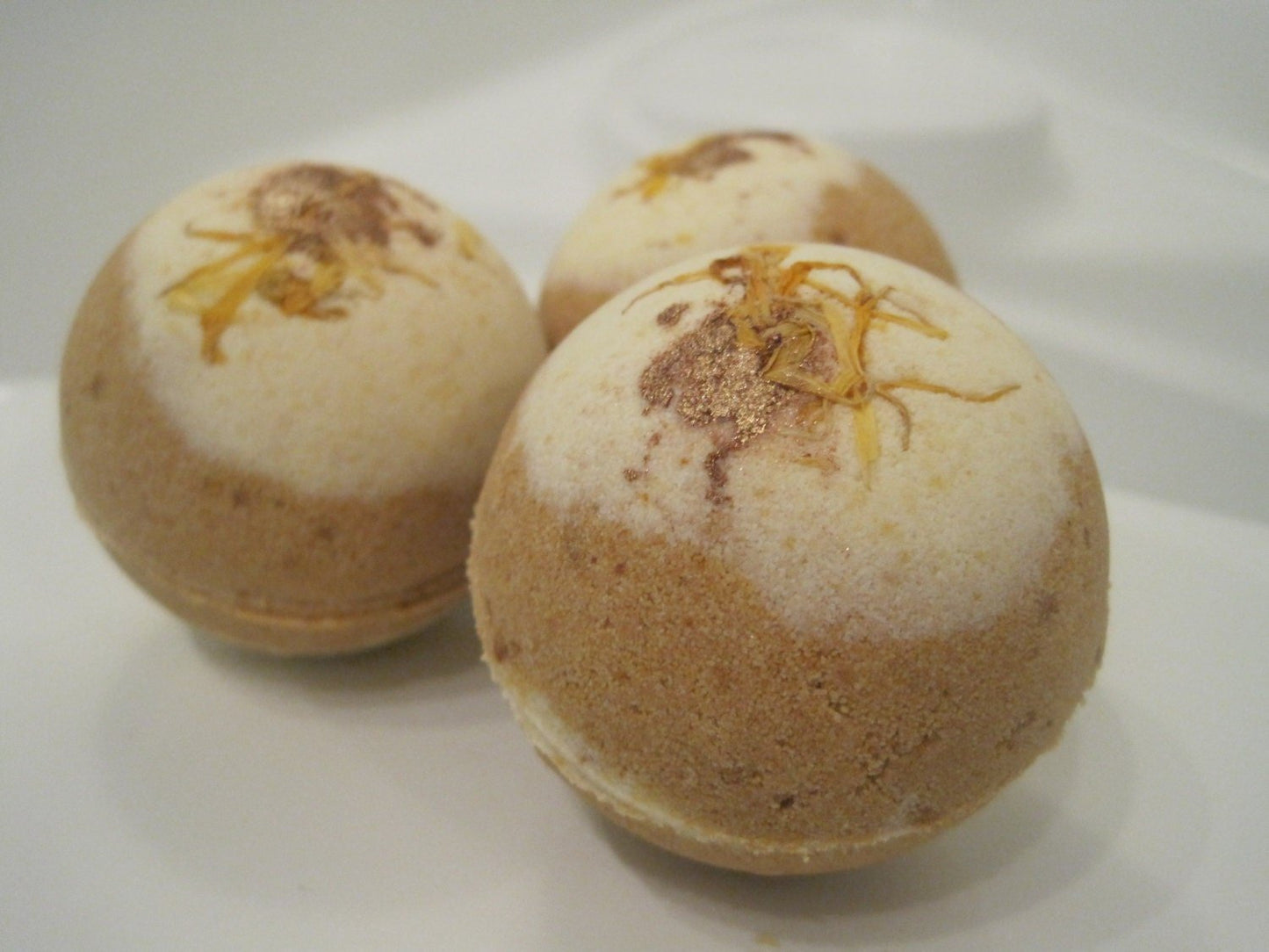 Pineapple & Coconut Scented Bath Bombs with Handmade Soap Inside- 2 ct - Berwyn Betty's Bath & Body Shop