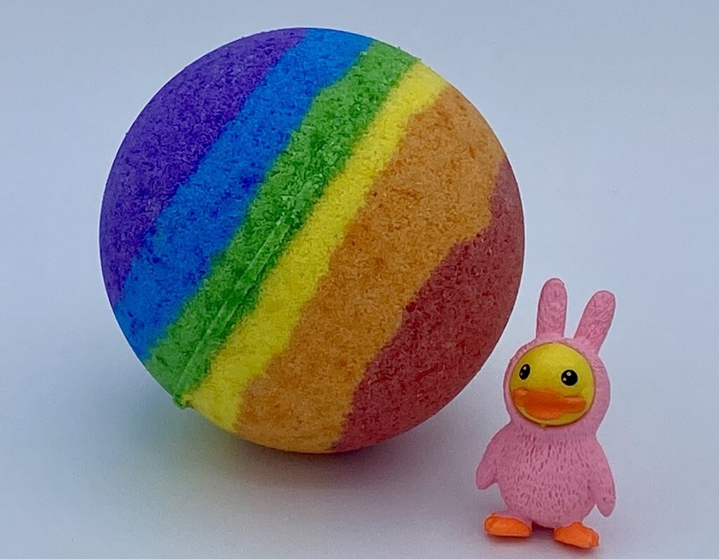 Rainbow Duck Bath Bombs Party Pack (with Toys Inside) - 6 ct - Berwyn Betty's Bath & Body Shop