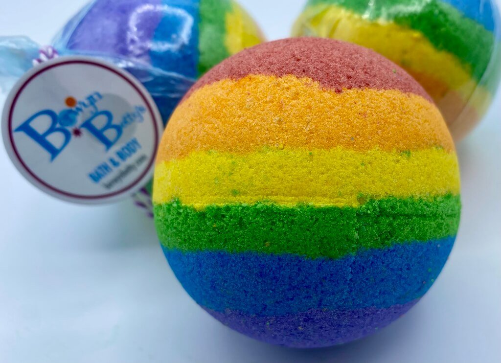 Rainbow's End Bath Bomb - Berwyn Betty's Bath & Body Shop