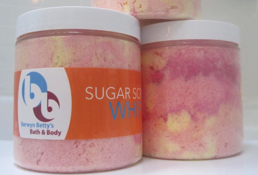 Raspberry Lemonade Sugar Scrub Whip - Berwyn Betty's Bath & Body Shop