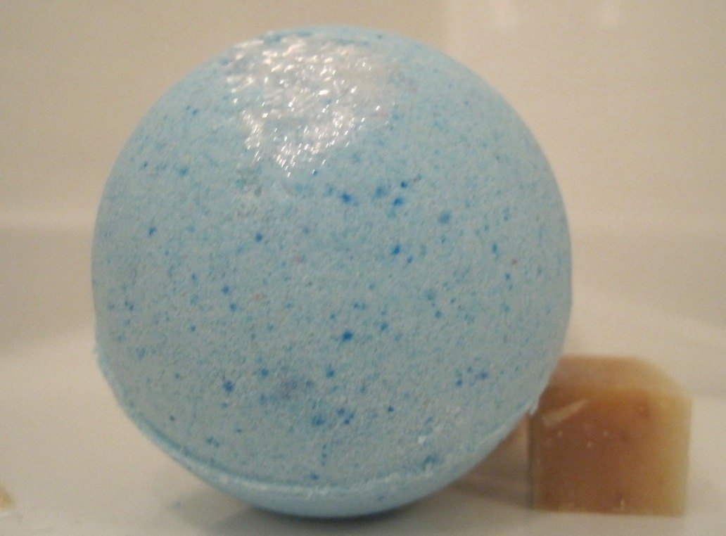 Sparkling Snowflake Bath Bombs with Handmade Soap Inside - 2 ct - Berwyn Betty's Bath & Body Shop