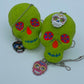 Sugar Skull Bath Bomb with Toy Necklace Inside - Berwyn Betty's Bath & Body Shop