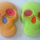 Sugar Skull Bath Bomb with Toy Necklace Inside - Berwyn Betty's Bath & Body Shop