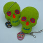Sugar Skull Bath Bomb with Toy Necklace Inside - Berwyn Betty's Bath & Body Shop