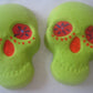 Sugar Skull Bath Bomb with Toy Necklace Inside - Berwyn Betty's Bath & Body Shop