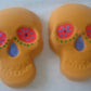 Sugar Skull Bath Bomb with Toy Necklace Inside - Berwyn Betty's Bath & Body Shop