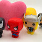 Superhero Valentine Hearts Kids Bath Bomb Gift Box with Superhero Toy Inside - 4 ct - Berwyn Betty's Bath & Body Shop