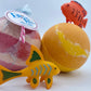 Tropical Fish Bath Bomb with Toy Tropical Fish Inside - Berwyn Betty's Bath & Body Shop