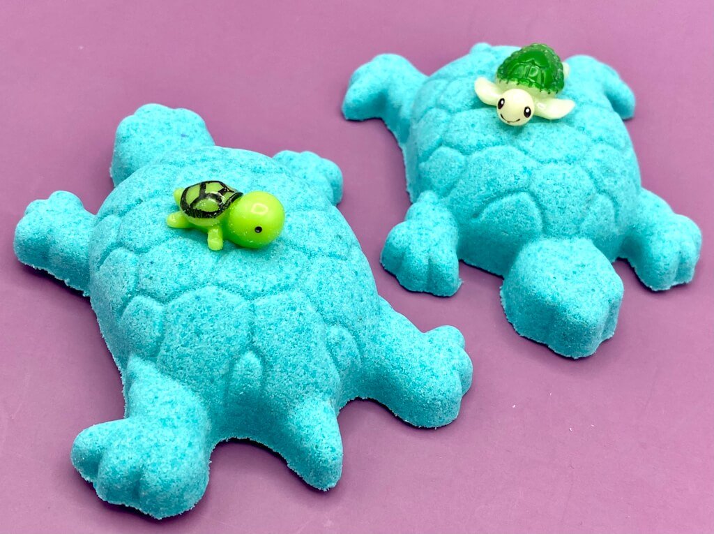 Turtle Shell Bomb Turtle Kids Bath Bomb with Little Turtle Toy Inside