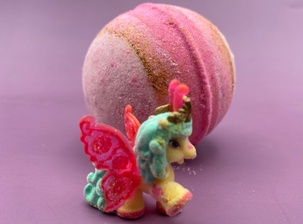 Unicorn Bath Bomb with Toy Inside - Berwyn Betty's Bath & Body Shop