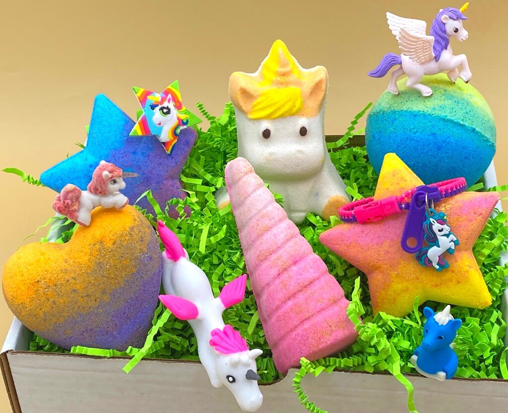 UNICORNS Kids Bath Bomb Collection - 6 ct