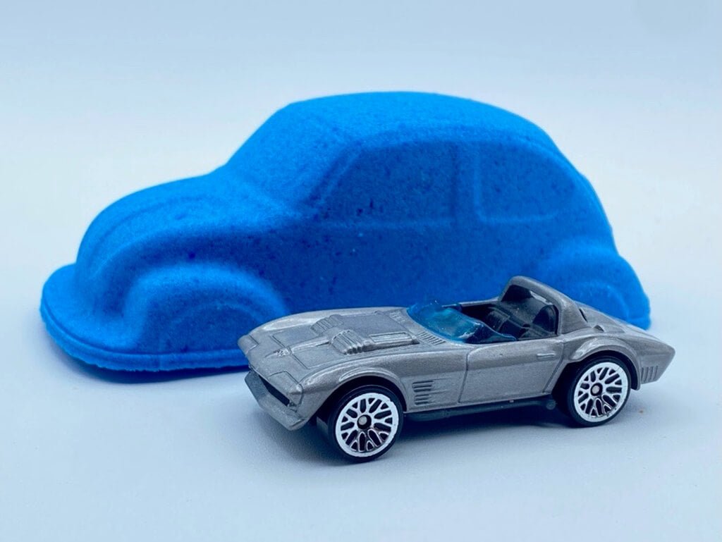 VW Bug Car Kids Bath Bomb with Toy Inside - Berwyn Betty's Bath & Body Shop