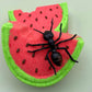 Watermelon Bath Bomb with Toy Ant Inside - Berwyn Betty's Bath & Body Shop