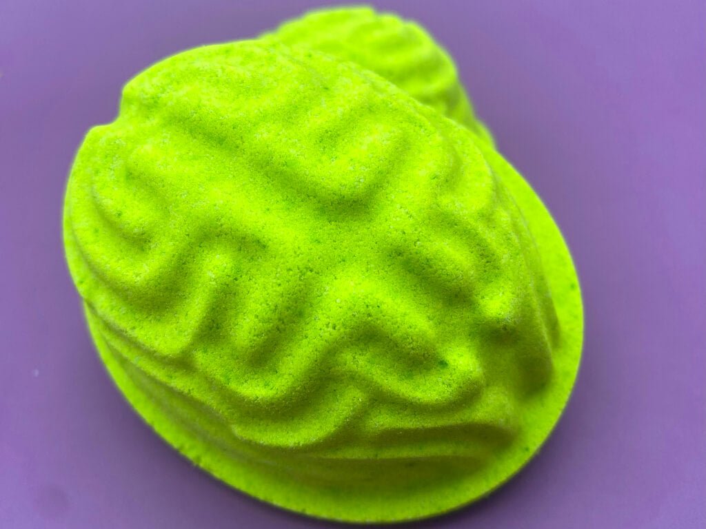 Zombie Brain Bath Bomb with Toy Inside - Berwyn Betty's Bath & Body Shop