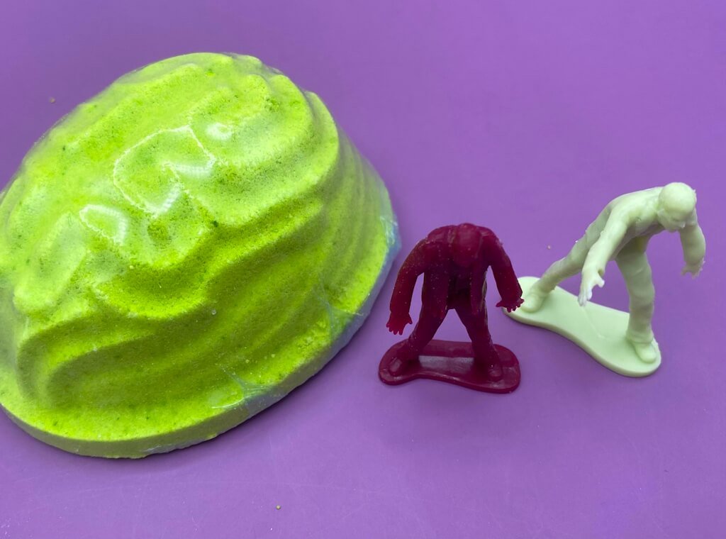 Zombie Brain Bath Bomb with Toy Inside - Berwyn Betty's Bath & Body Shop