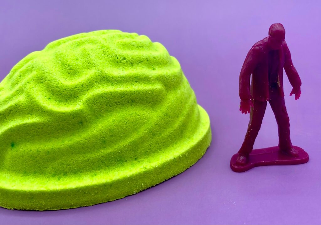 Zombie Brain Bath Bomb with Toy Inside - Berwyn Betty's Bath & Body Shop